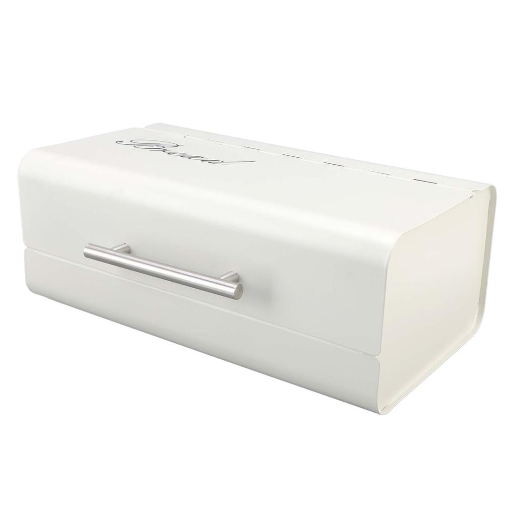 Bread Bin Large Capacity Save Countertop Space Bread Storage Container with Clamshell Door for Home