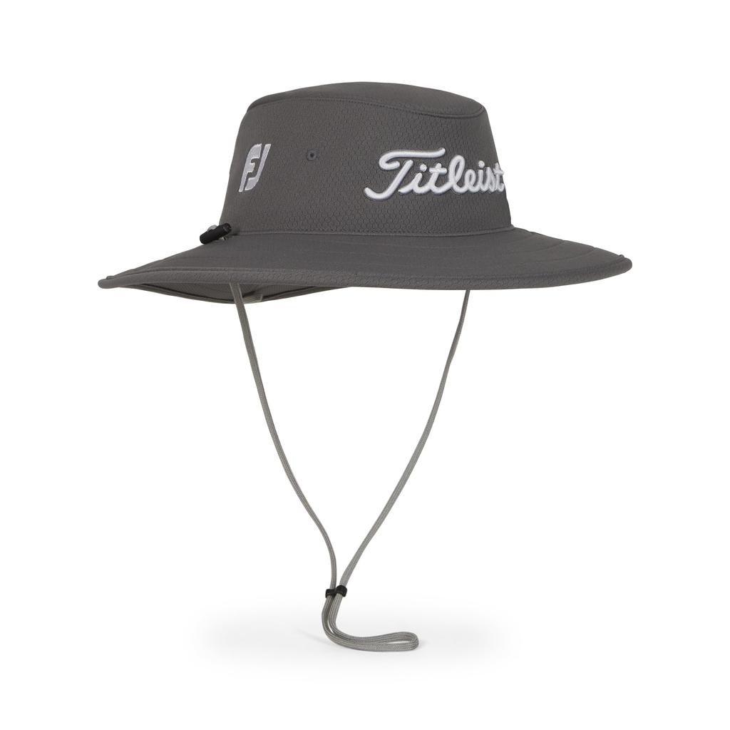 Titleist Tour Aussie Hat, Charcoal and White, TH24TAUSN2-0C1