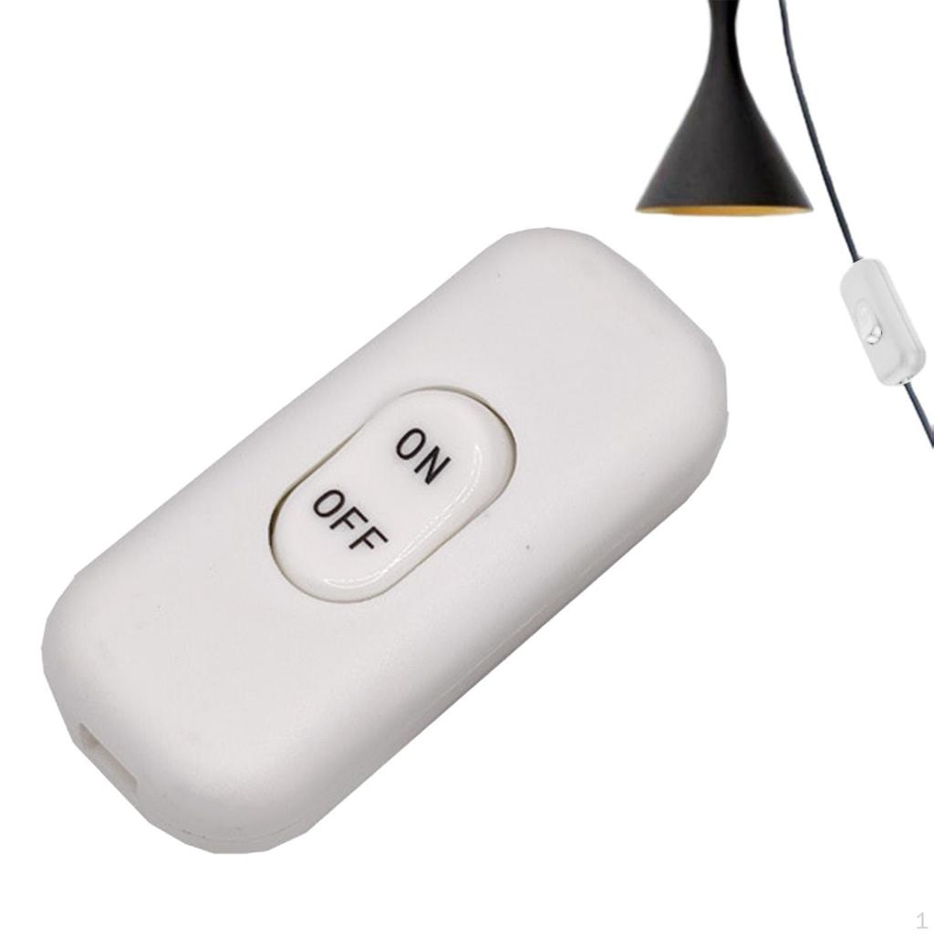 Compact Inline Switch for Electrical Wire Control in Bedroom Lamps