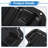 UXCELL No.1210224020 Engine Oil Pan Oil Pan Sump Transmission Oil Pan for Toyota RAV4 2019-2023 Aluminum Alloy Black
