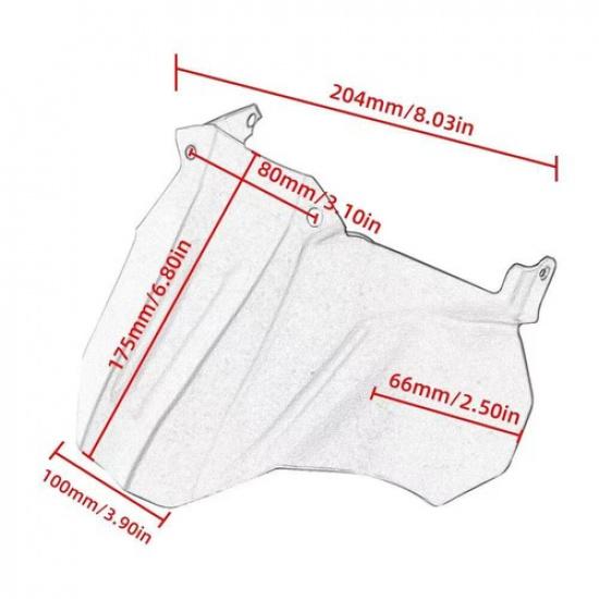 Rear Wheel Mudguards Splash Guard Replacement For BMW R1300GS R1300 GS 2024