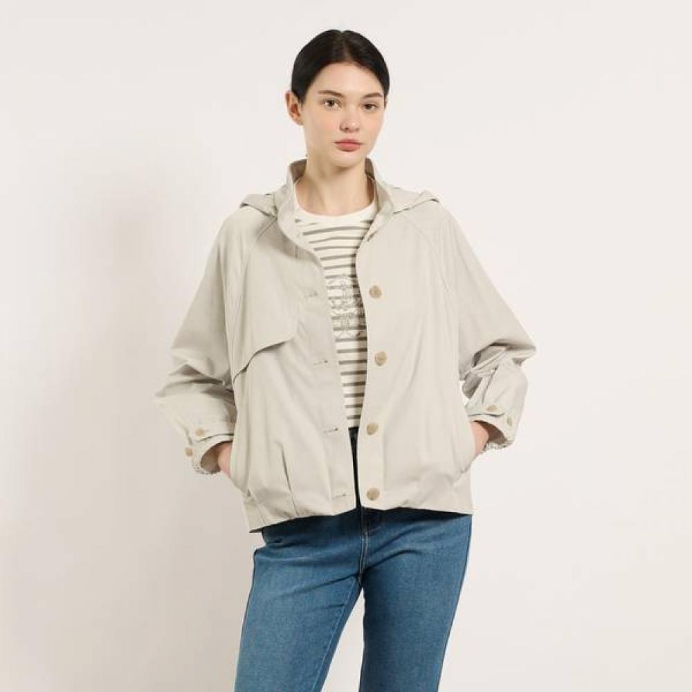 

Bcbg Hooded Button Windbreaker Jumper B5m3r105 black (99)/77