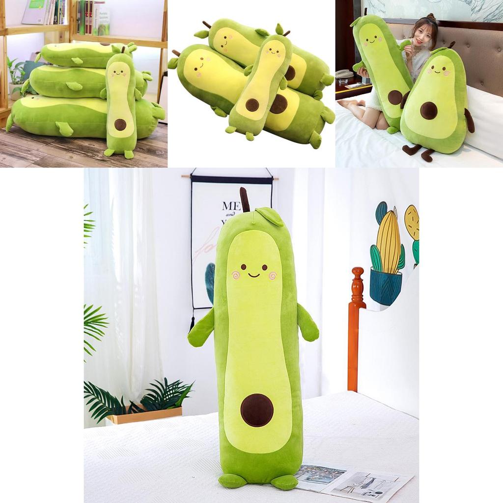 Long Plush Avocado Pillow Perfect Christmas Gift For Girls Boys