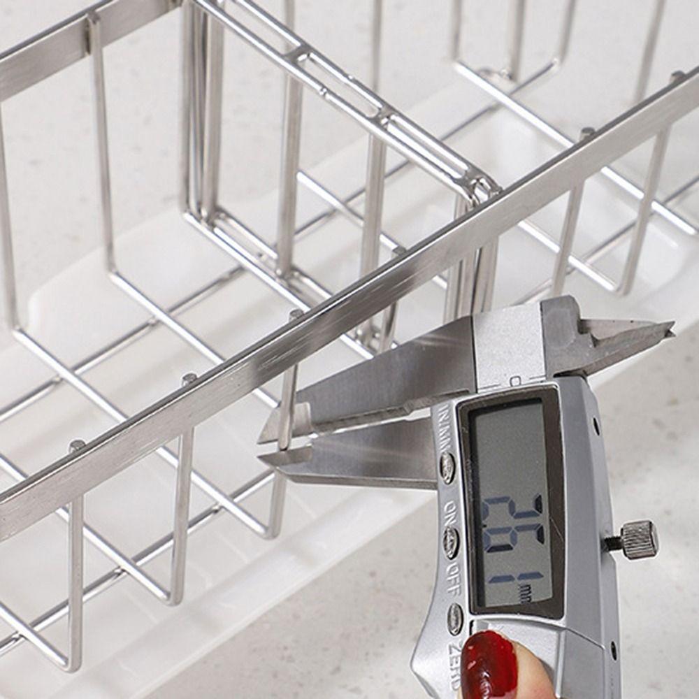 Stainless Steel Kitchen Sink Rack Rustproof Drain Rack Organizer  Bathroom