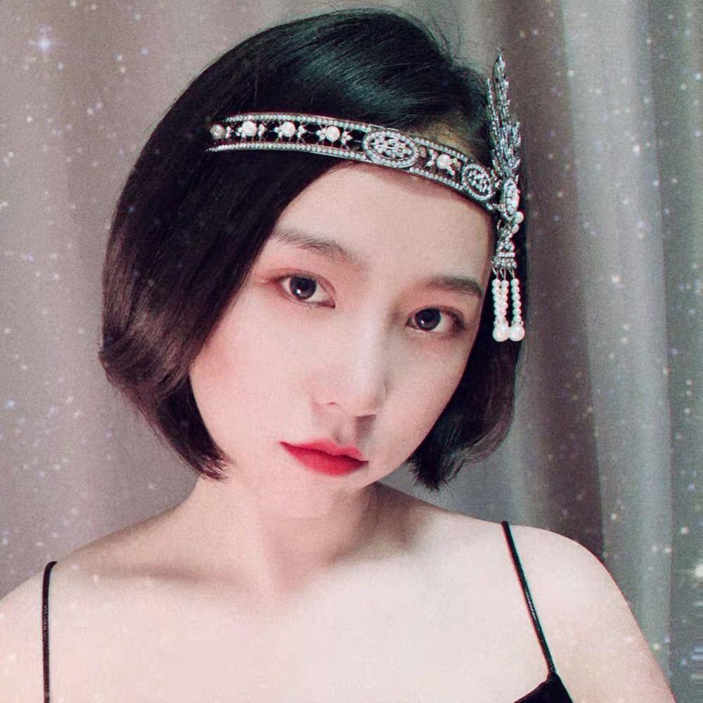 Korean Style Headband Great Gatsby Headband Leaf Headband Masquerade Party Hair Accessories