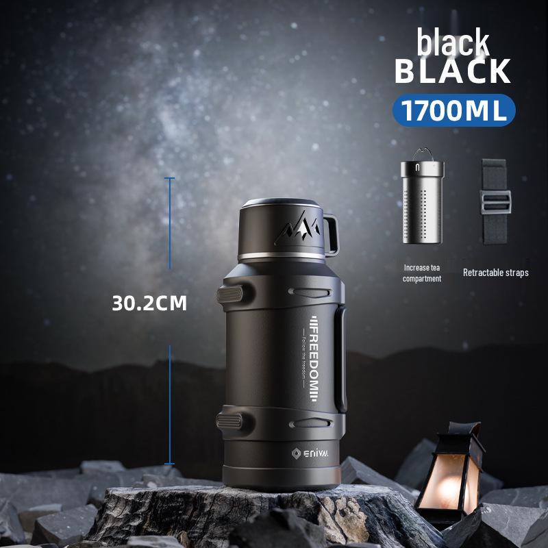 5-Liter Large Capacity Car-Mounted Thermos Flask for Outdoor Use Single item dispatch + bulk customization