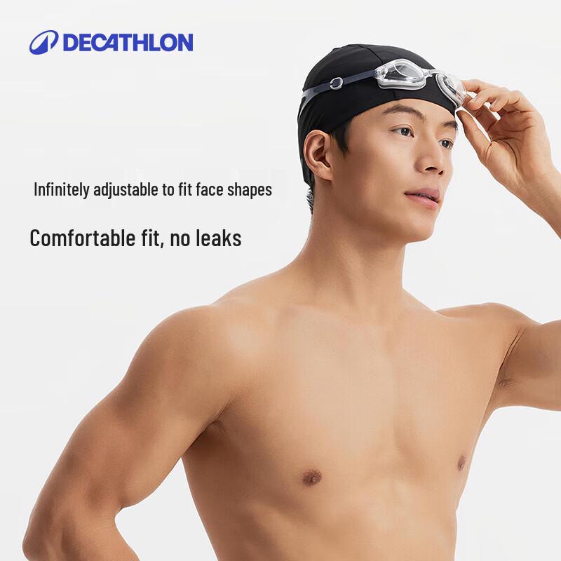 Антифоговые очки для плавания Decathlon для близоруких 400 Diopter