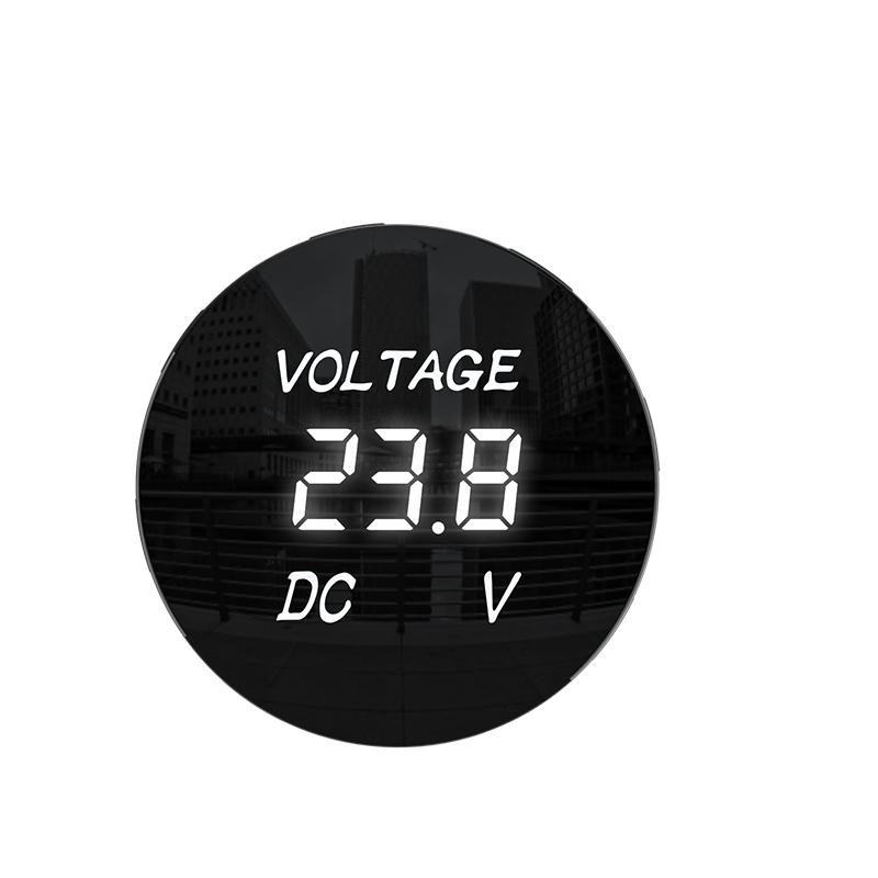DC 12V 24V 36V Digital Panel Voltmeter Voltage Meter Tester Led Display For Car Auto Motorcycle Boat ATV Truck Refit Accessories