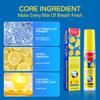 Banish The Bad Breath with Lemon Mouth Spray - Portable Oral Refreshing Mist for Odor Neutralization and Dental Hygiene