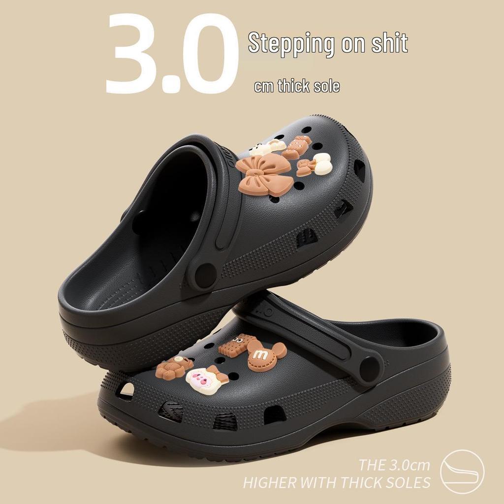 EVA rutschfeste Strandclogs Hausschuhe für Damen und Herren - Sommer Outdoor Schuhe mit dicker Sohle