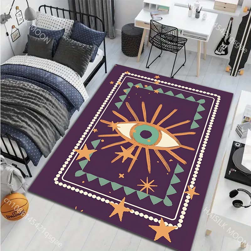 17 Styles Witchy Eye Painting Carpet for Living Room Bedroom Sofa Doormat Decor Sofa Table Area Rug Non-slip Floor Mat