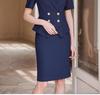Summer Slimming Two-Piece Professional Dress for Beauty Salon