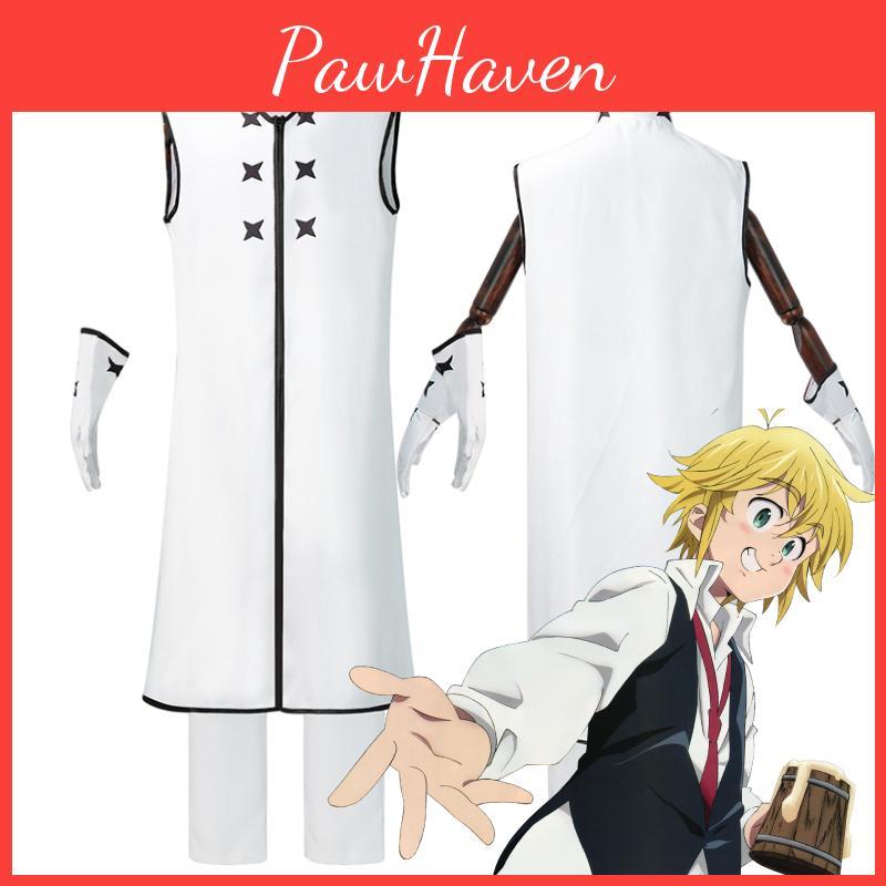 Hochwertiges Meliodas Cosplay-Kostüm aus The Seven Deadly Sins