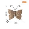 New Chinese Solid Wood Carving Festival Decoration: Wabi-sabi Retro Butterfly Desktop Ornament