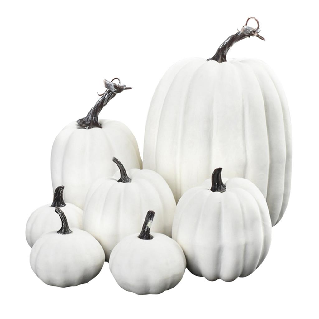 Fake Foam Pumpkins for Halloween decorations Realistic Artificial Pumpkin Ornaments set for Festival Party Decor ship from usa