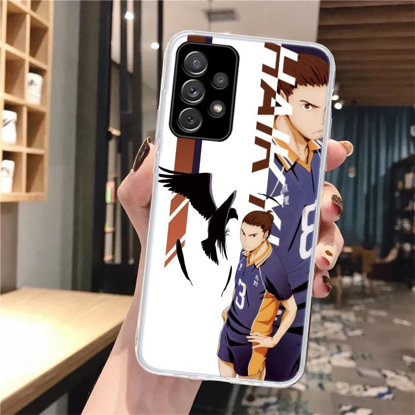 Anime H-Haikyuu School Volleyball Silicon Phone Case For Samsung Galaxy A52 A51 A50S A42 A32 A22 A12 A02S A30S A20S A10S A41 A31