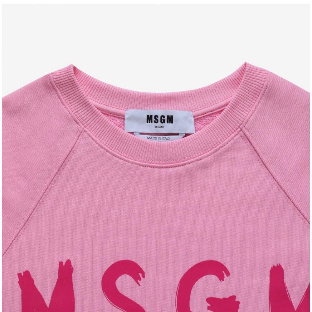MSgm 3541mdm513 237799 12 BruShed Logo Women S SweatShirt