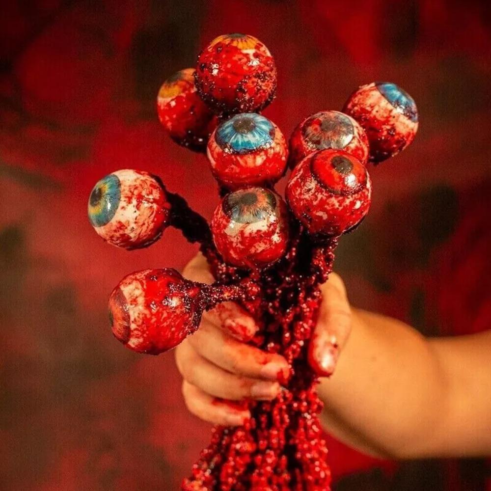 Horror Scary Latex Fake Eyeballs Bloody Props Bloody Eyeballs Creative Fake Eye Eyeball