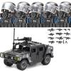 Polizia Cittadina Cina Forze Speciali Blocchi di Costruzione Soldato d'Assalto Figure SWAT Maschera Difesa Gas Armi Militari Mattoncini Giocattoli Bambini