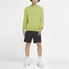 Nike Sweatshirts Men's Pear Green Crew Neck Moderate Regular DB9408-310