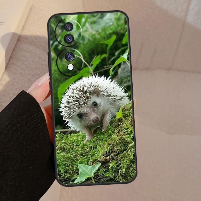Cute Little Hedgehog For Honor Magic 5 6 7 8 Pro Case For Honor X9d X9a X9b X9c X8c X8b 50 70 90 200 400 Lite Win