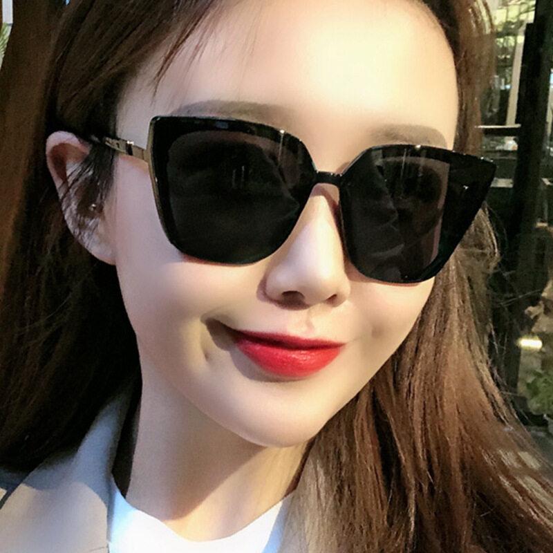 New Box Face-Lift Sunglasses Female Trend Net Red Same Style Retro Sunglasses Ladies Big Frame Glasses Women's Sunglasses