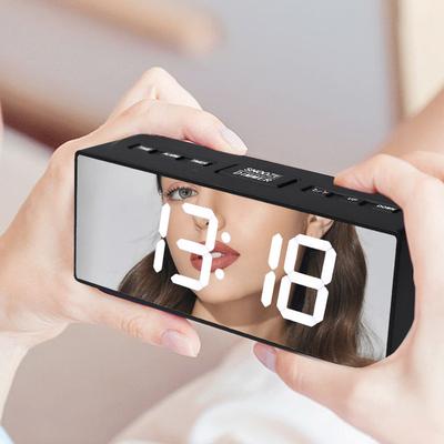 Household Countdown Digital Clock Electronic Mirror Clock Multifunctional Snooze Alarm Clock Student Desktop Smart Clock