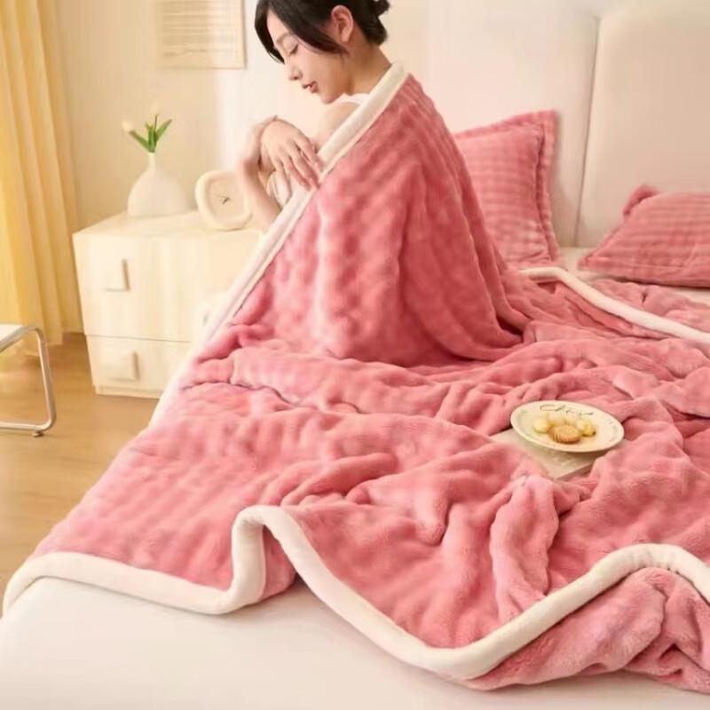 

LISM Premium Double-Sided Bunny Velvet Blanket
