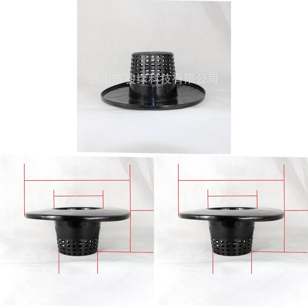 Plastic Breathing Plant Pot With Large Edge For Office Water Cultivation