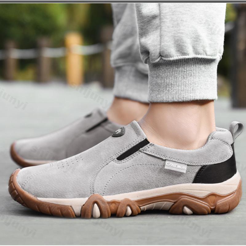 Fashion Men's Shoes Breathable Casual Cloth Shoes Soft Soled Comfortable Anti Slip Sneakers Large Size Elderly Lightweight Walking Shoes