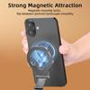 Portable Magnetic Phone Mount Foldable Carabiner Clip Adjustable Angle Strong Aluminum Mobile Brackets for Phone Use