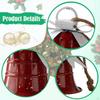 Christmas Bell Ornament Charm Pendant Iron Xmas Decor Tree Hanging for Year
