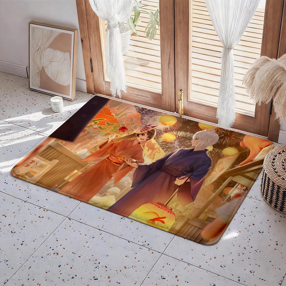 Anime Love K Kamisama K Kiss Floor Mat Eco Flannel Doormat Non Slip Odorless Indoor Floor Rug Soft Short Plush Home Mat