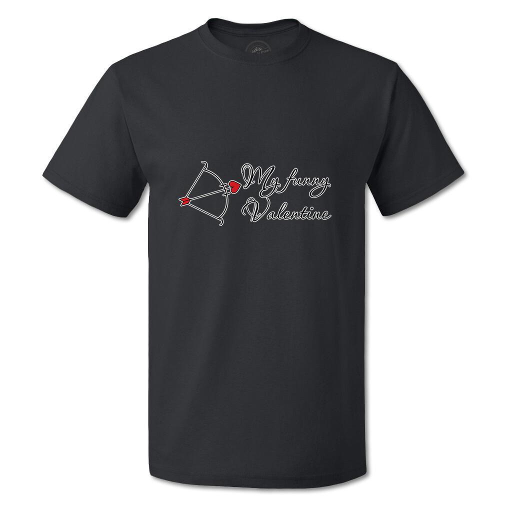 Funny Graphic T Shirts My Funny Valentine Valentines Day Cotton Bow and Arrow XXXL