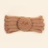 Autumn and Winter New Baby Wool Donut Hair Accessories, Children's Knitted Wool Headband, Baby Headband