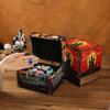 Portable Halloween Gift Box Waterproof Wooden Storage Box Halloween Candy Box  Photographic Prop