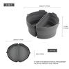 2PCS Food Grade Slow Cooker Pad Non-Stick Slow Cooker Liner Slow Cooker Divider Liner  Restaurant