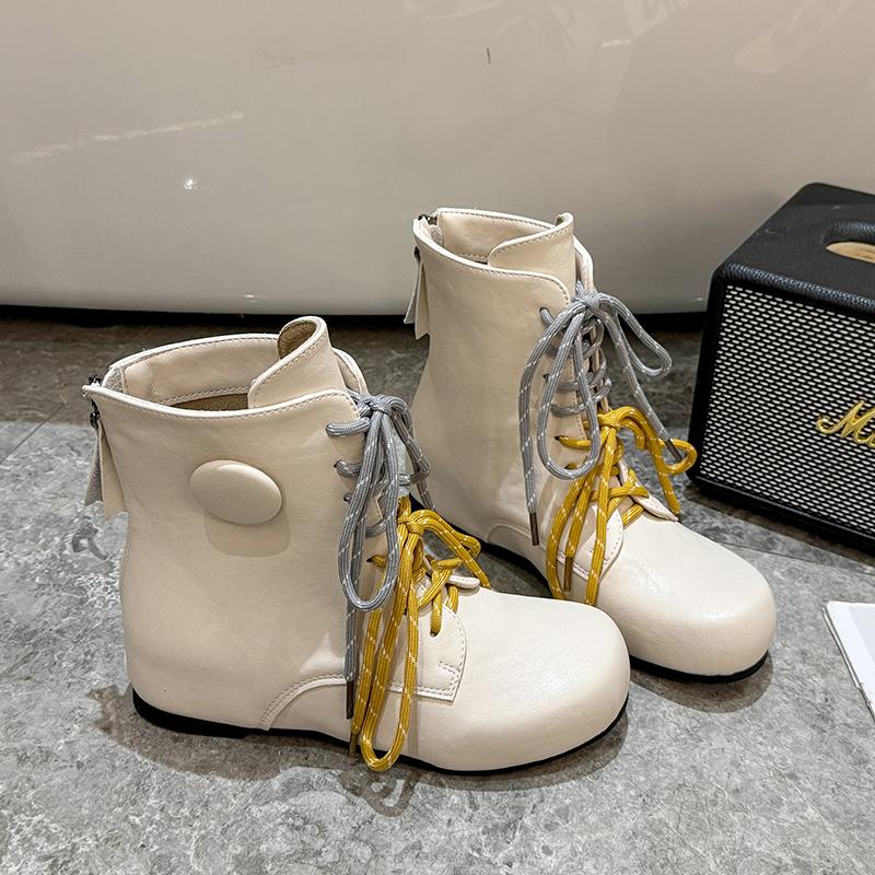 New Ankle Boots For Women Flats Casual Shoes Fashion Trend Winter Sport Shoes Woman Sneakers Walking Mujer Botas