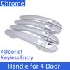 for Peugeot 5008 MK2 P87E 2017 2018      Chrome Door Handle Cover Car Accessories Stickers Rustproof Catch
