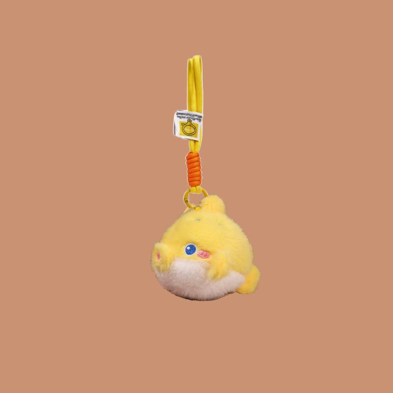 Cute Cute Marine Animal Jellyfish Pendant Plush Toy Doll Crab Lobster Keychain Bag Pendant