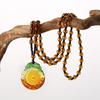 'Glazed Pendant Necklace with Shurangama and Six-Syllable Mantras'