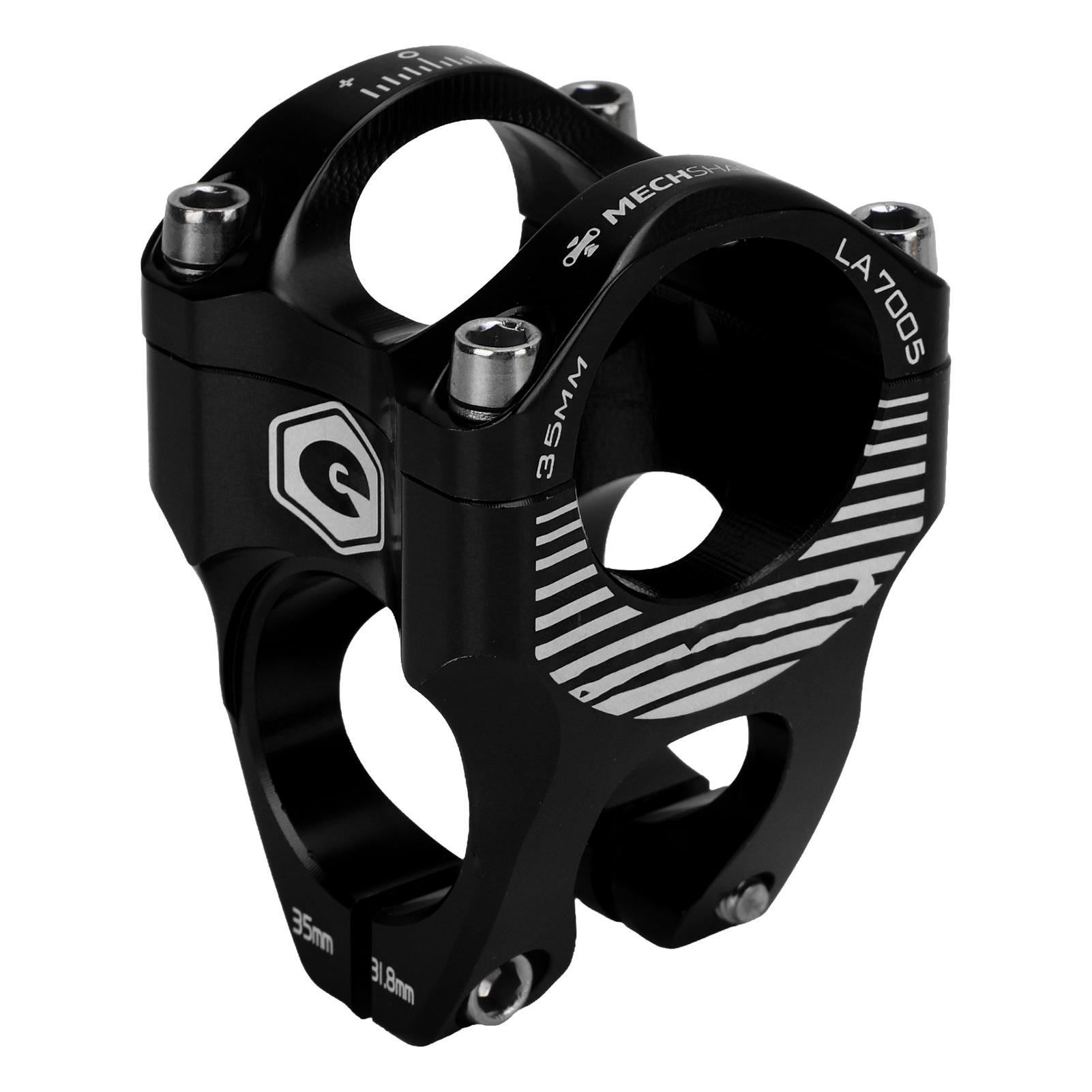 

Aluminum Alloy Bicycle Stem 31.8mm Bike Short Stem for Road Mountain Bikes Fixed Gear Bicycles Black чёрный