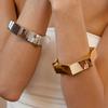 Metall sechseckiger Querschnitt geometrisches Armband Mode Persönlichkeit Temperament Schmuck
