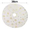 1/5pcs Christmas Tree Skirt White Plush Xmas Tree Bottom Decor Skirt Mat Christmas Decor Carpet DIY Home New Year Decor Supplies