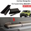 Pro Suzuki Jimny JB74    Vnitřek auta Boční úložný box předních dveří Organizér na rukavice Držák na telefon Kapsa na rukojeti