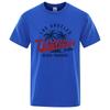 Los Angeles California Beach Paradise Men Tops Fashion Crewneck T-Shirt Breathable Oversize Clothes