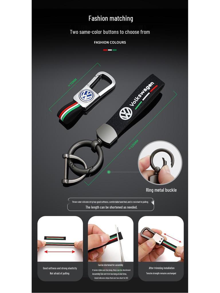 Volkswagen Touareg One-Button Start Key Case (2011-2018) - Metal Smart Key Bag