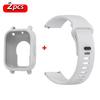 Original Silicone Strap+Case For Xiaomi Redmi Watch 5 Active smartwatch wristband Sport Bracelet correa Redmi watch 5 Lite bands
