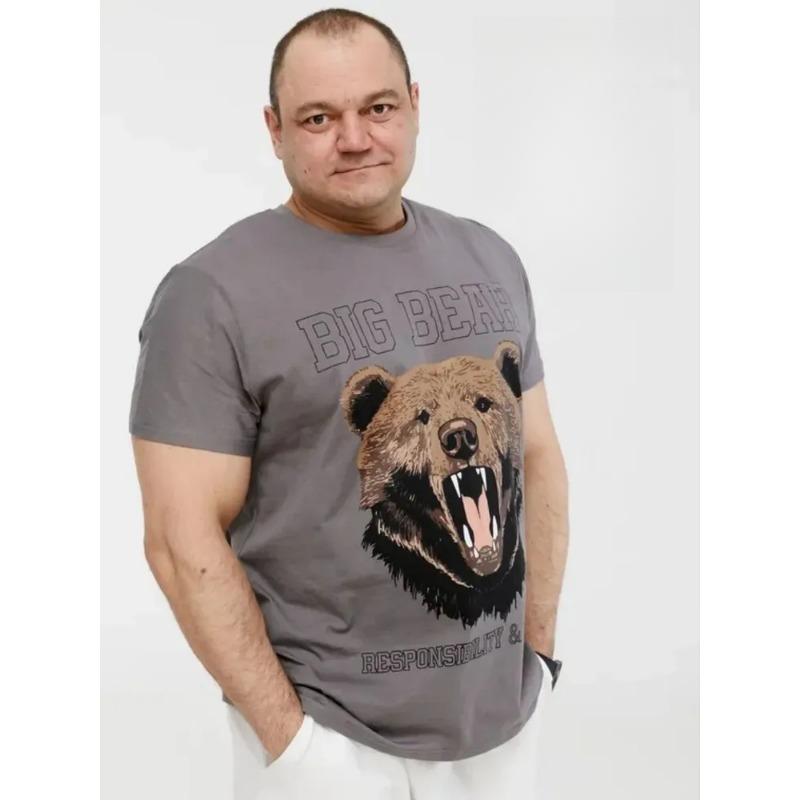 Summer Round Neck 3D Animal Pattern Print Top Fashionable Casual Short Sleeved Men's T-shirts