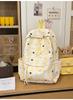 Schoolbag Clear Mint Ice Green Pattern Plaid Backpack Vitality Girl Student Commuter Leisure Daily Versatile School Bag